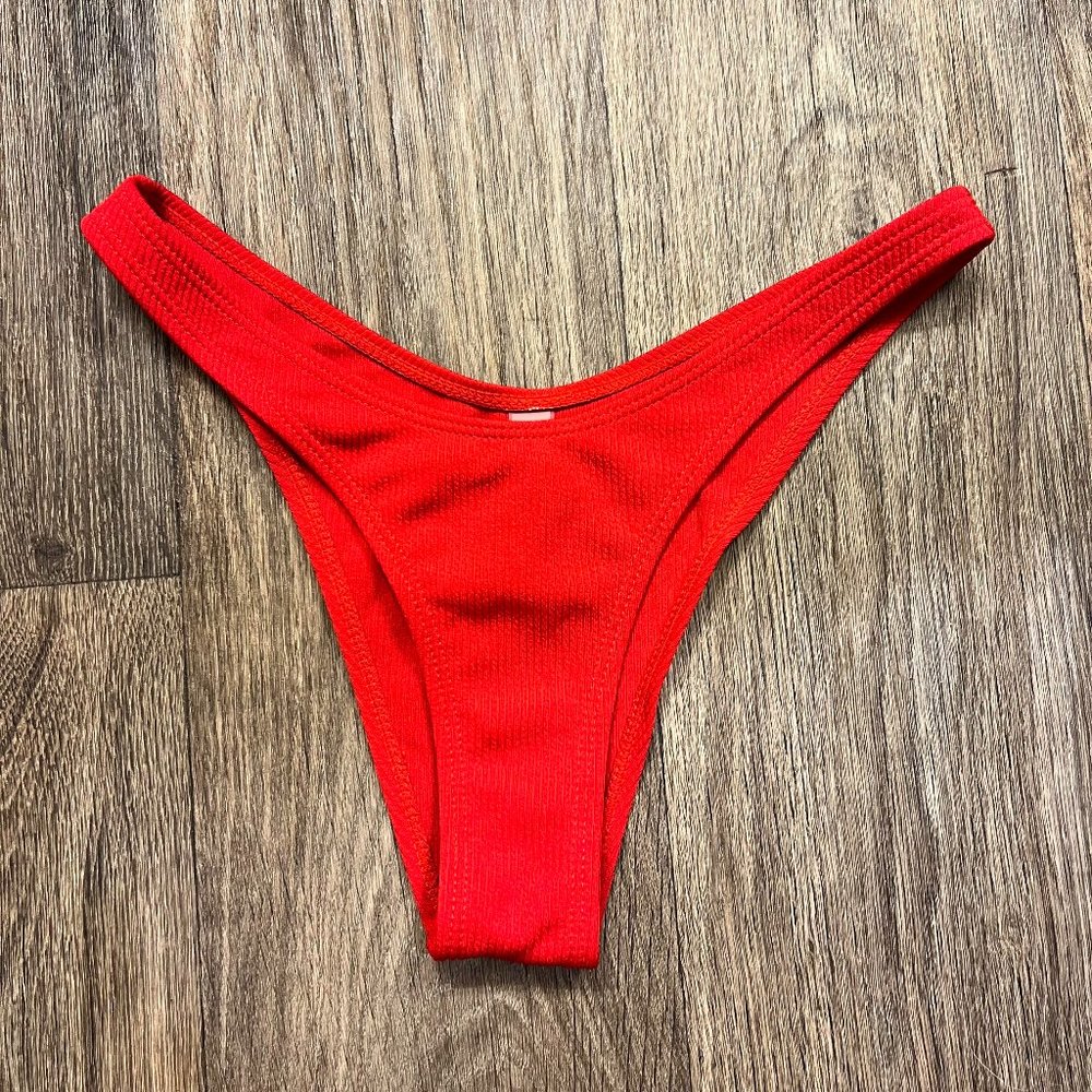Cheeky Red Bikini Bottom